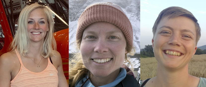 Konstflygaren Sofia Lindberg, samt skärmflygarna Emma Callerström och Kajsa Elfström får Bertil Flormans stipendium.