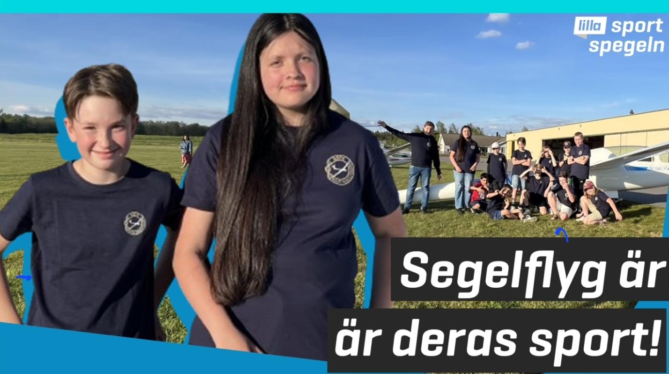 Barn- och ungdomsgruppen i Borås är med i Lilla Sportspegeln.