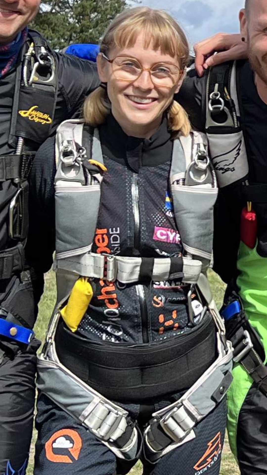Angelika Lundgren, Stockholms Fallskärmsklubb, får 2024 års Flormanstipendium om 15 000 kr.